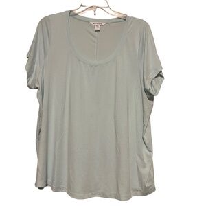 Women’s Athleta Stratus II Tee In Mint Green Sz 1X